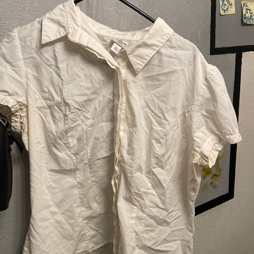 Worthington White Button Down Shirt